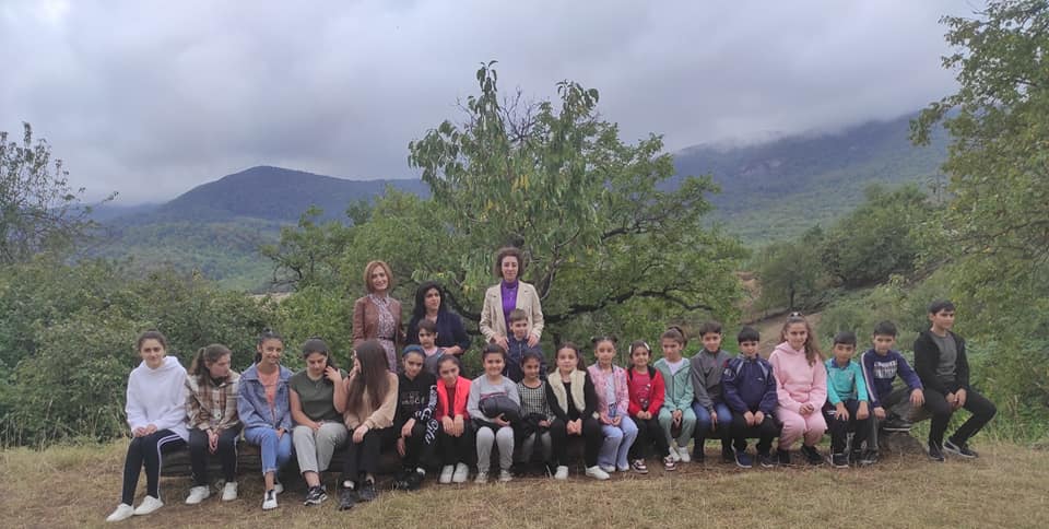 Hamazkayin Forms Dance Ensemble in Nngi Village in Artsakh